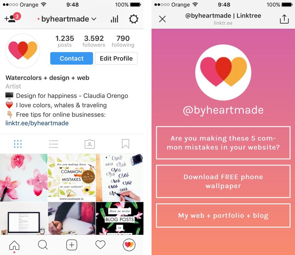 Tutorial: How to Add Two or More Links on Your Instagram Profile ⋆ ...