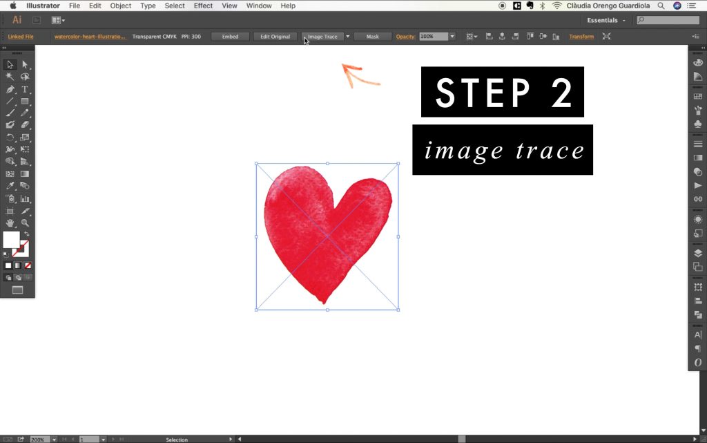 heartmade.es | How to vectorize any watercolor painting with Illustrator