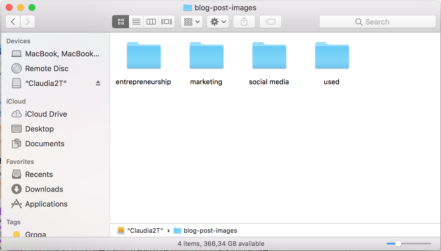 organize your blog images to save time